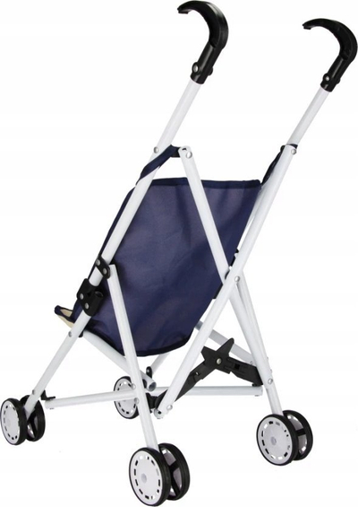 Karrocë për kukulla MEGA CREATIVE Umbrella Metal, e palosshme, navy blue