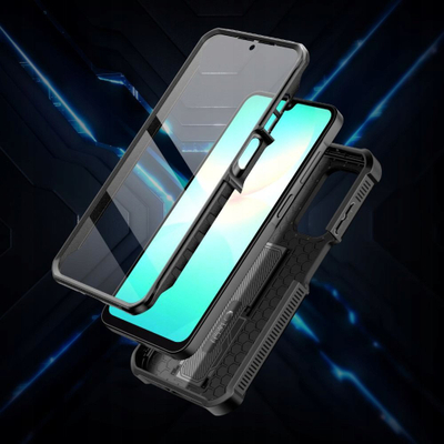 Mbulesë telefoni Tech-Protect Kevlar Cam+ për Samsung Galaxy A26 5G, e zezë