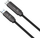 Kabllo video 4smarts USB4 ComboCord, 1.5m, 240W 40Gbps, e zezë