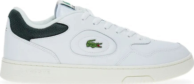 Atlete Lacoste Lineset 223 M 746SMA00451R543, lëkurë natyrale, e bardhë