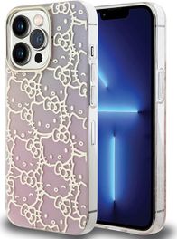Maskë telefoni Hello Kitty për iPhone 13 Pro, dizajn gradient, rozë