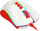 Maus gaming Redragon M711C Cobra, 10000 DPI, RGB, i bardhë me të kuqe