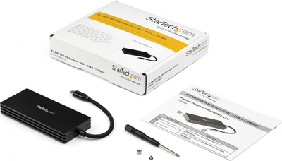 Kuti e jashtme për SSD M.2 SATA StarTech, USB C, 10Gbps, e zezë