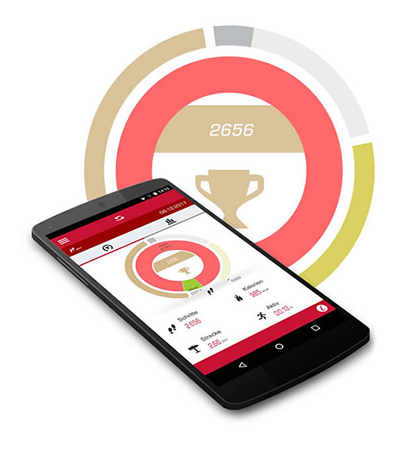 Orë e mençur Sigma Sporttester iD.RUN HR, blu