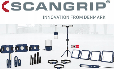 Prozhektor pune Scangrip Tower Connect, 5000 lumen, LED, i zi