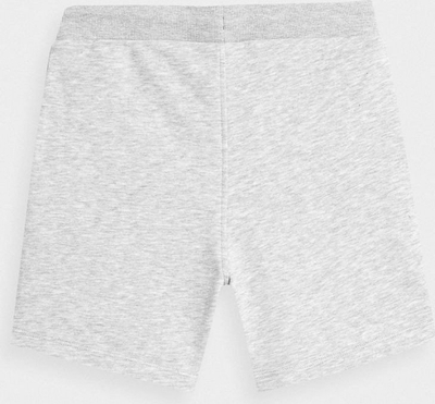 Shorc sportiv 4F 4FJSS23TSHOM048, Regular Fit, me brez elastik, gri e hapur