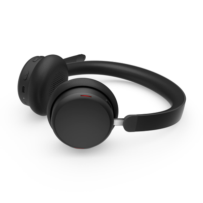 Kufje Lenovo ANC Headset 6550, pa tela, Bluetooth USB Type C, të zeza