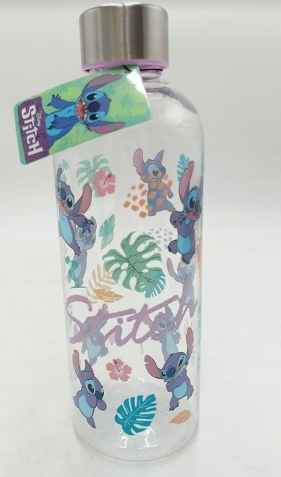 Shishe uji Stitch Water Bottle, 850 ml, me motiv Stitch, shumëngjyrëshe