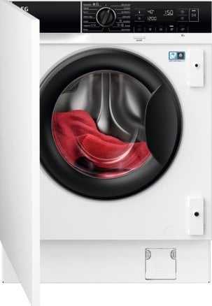 Lavatrice e integruar AEG L7FNE48SI, 8 kg, 1400 rpm, klasë energjie B, e bardhë