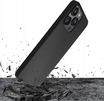 Mbrojtëse silikoni 3MK Silicone Case për iPhone 16 Plus 6.7\", e zezë