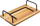 Tabaka druri Secret de Gourmet Wood, 24 x 15 x 10 cm, kafe natyrale