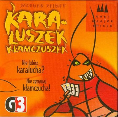 Друштвена игра со карти Little Liar Cockroach G3, за 2 до 6 играчи, повеќебојна