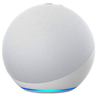 Altoparlant i zgjuar Amazon Echo 4th Gen, Alexa, hub smart home, i bardhë Glacier