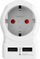 Karikues SKROSS  2x USB për përdorim në UK