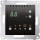 Regullator temperature Simon 54, me ekran digjital, antracit i metalizum