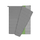 Thes fjetje dopio NILS Camp NC2011, 250 g/m², -2°C deri 12°C, gri me jeshile