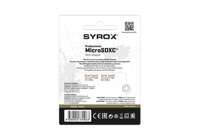 Kartë memorie Micro SD Syrox, 32GB