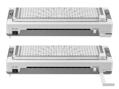 Laminator Tracer A4 TRL-7 All in One, laminim i nxehtë dhe i ftohtë, prerës dhe shpues, i bardhë