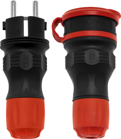 Plastrol ZWG-54 Приклучок и Утичница, 16A, 250V, IP54