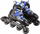 Patina inline Nils Extreme NH18366A, e rregullueshme 39-42, shinë e ndërrueshme, zi blu