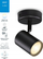 Spot tavani i zgjuar WiZ Imageo, Wi-Fi Bluetooth, 4.9W 345 lm, i zi