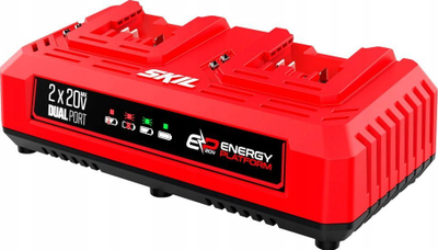 Karikues dual për bateri Skil CR1E3128AA, 20V, 2.4A, i zi