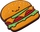 Stiker magnetik telefoni Laut MAGMOJI Silly Hamburger Moji, dizajn hamburger, shumëngjyrësh
