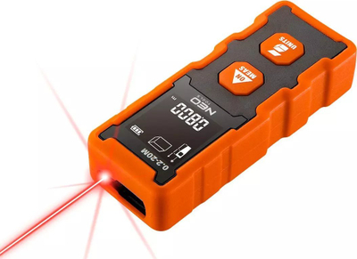 Largësimatës me laser Neo, 20 m, i kuq