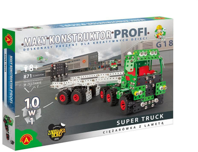 Kocka ndërtimi Alexander Little Constructor 10in1, 871 elemente