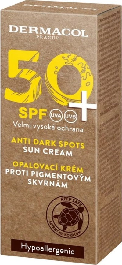 Krem dielli Dermacol kundër njollave të errëta, SPF 50+, 50 ml