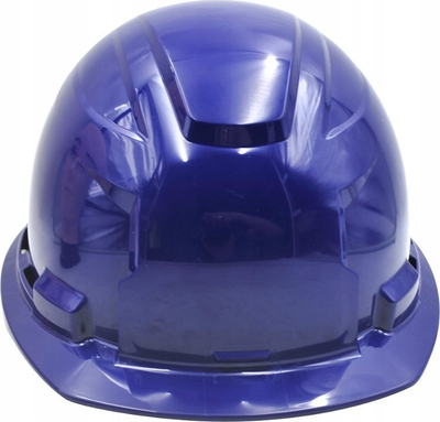 Helmetë sigurie Milwaukee Bolt 100, e ajrosme, me rrip mjekre, blu