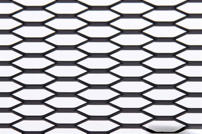 Rrjetë alumini PRORACING Honey Comb, 120x40cm, e zezë
