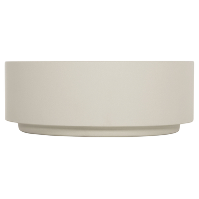 Tavolinë qendrore HomeMarkt Kyoko, fiber cement, Ø90x34cm, bezhë
