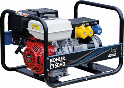 Gjenerator benzine Kohler HX 4000, 3.7kW, 1 fazë, i zi