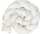 Mbrojtës krevati BABYMATEX Muslin Knitted Braid, 200 cm, i bardhë