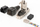 Konektor rrjeti Microconnect KON524TL, RJ45 CAT6a, metalik, i zi