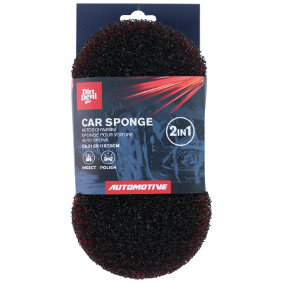 Sfungjer larës për makinë Dirt Devil 2n1, me dy anë, i zi