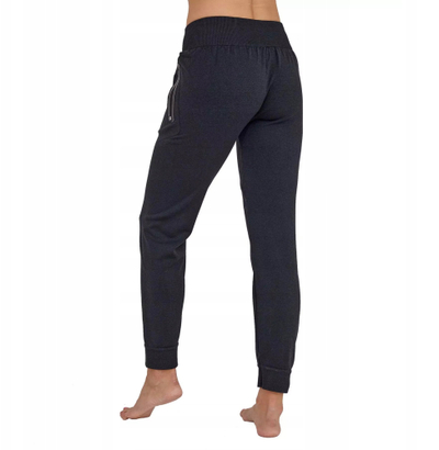 Pantallona sportive Brubeck FUSION LE1404W, femra, masa XL, të zeza