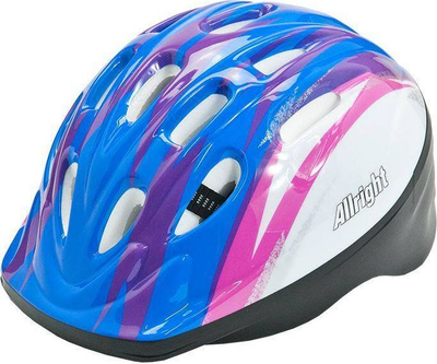 Helmet biçiklete Allright Junior, madhësia S, për kalamaj, me shumë ngjyra