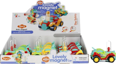 Makinë lodër gare Mega Creative Car Race, me tërheqje mbrapa, me figurë lëvizëse, me shumë ngjyra