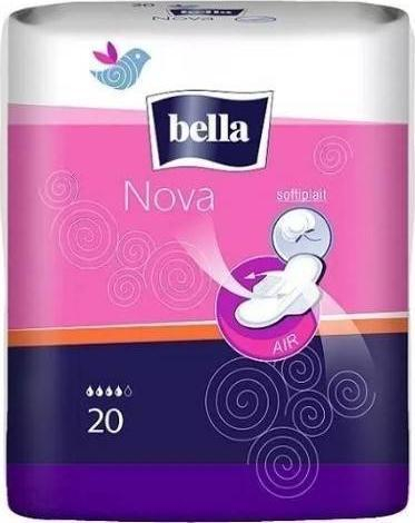 Peceta sanitare Bella Nova, me krahë, 20 copë