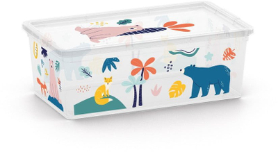 Kuti plastike Keter C BOX STYLE Wild Animals, 6L, shumëngjyrëshe