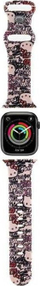 Rríp për Apple Watch Hello Kitty Pattern Print, silikon, Series 1 8 SE, rozë