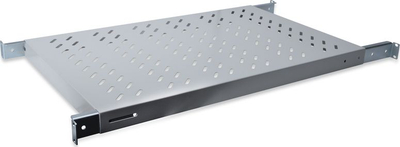 Полица за рек кабинет 19\" Digitus DN-97648, 1U, 700-1000mm, сива