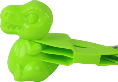 Lodër formues topash dëbore Leantoys Dinosaur, plastikë, jeshile