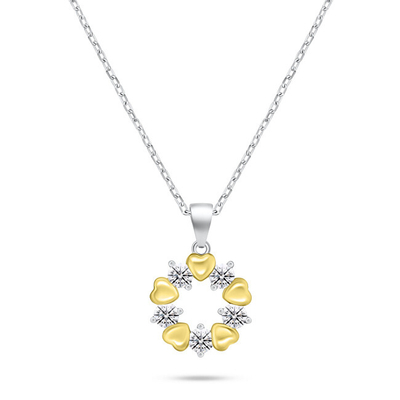 Set aksesorë për femra Brilio Silver sBS3564 Qafore + Vathë