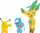 Set figurina Pokémon Battle Figure, 3 copë, Pikachu Wynaut Leafeon, shumëngjyrësh