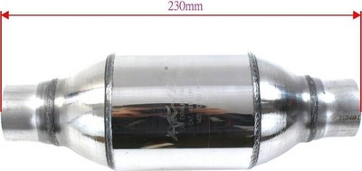 Katalizator sport MOS-20 FI 50, EURO 2, 200 CPSI, inox