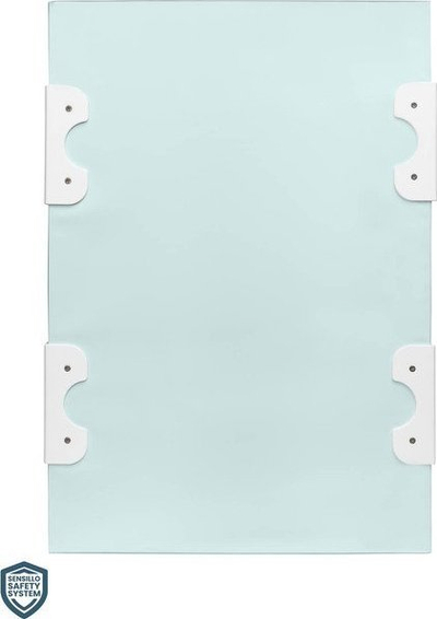 Dyshek ndërrimi Ceba Baby Safety System 70 cm, i fortsum, me motiv me jete të kuqe mint, jeshile