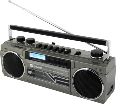 Radio kasetofon Soundmaster SRR70TI, DAB+/FM, Bluetooth USB SD, argjendtë
